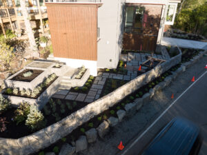 concrete retaining wall cannon beach