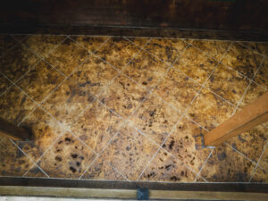 acid stained concrete overlay