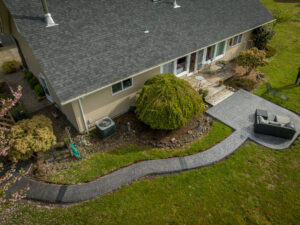 random stone & cobblestone concrete stamping tillamook