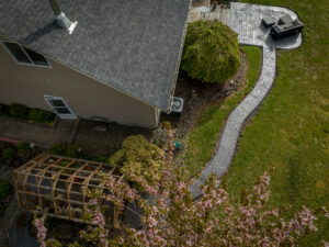 random stone & cobblestone concrete stamping tillamook