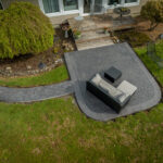 random stone & cobblestone concrete stamping tillamook