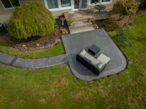 random stone & cobblestone concrete stamping tillamook