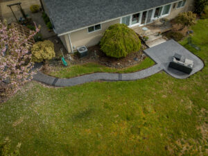 random stone & cobblestone concrete stamping tillamook
