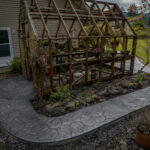 random stone & cobblestone concrete stamping tillamook