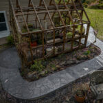 random stone & cobblestone concrete stamping tillamook