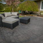 random stone & cobblestone concrete stamping tillamook