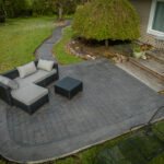 random stone & cobblestone concrete stamping tillamook