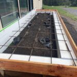floating concrete steps exposed aggregate