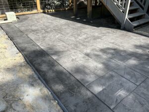 ashlar slate concrete stamping manzanita oregon