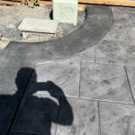 ashlar slate concrete stamping manzanita oregon