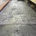 ashlar slate concrete stamping manzanita oregon