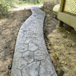 ashlar slate concrete stamping manzanita oregon