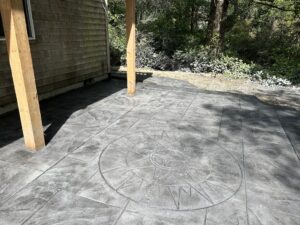 ashlar slate concrete stamping manzanita oregon