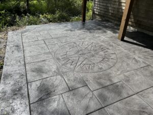 ashlar slate concrete stamping manzanita oregon