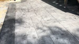 ashlar slate concrete stamping manzanita oregon