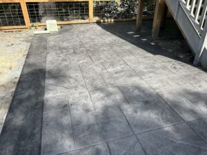 ashlar slate concrete stamping manzanita oregon