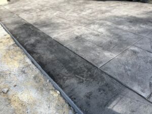 ashlar slate concrete stamping manzanita oregon