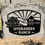concrete engraved sign