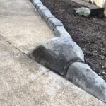 decorative concrete curb
