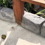 decorative concrete curb