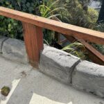 decorative concrete curb