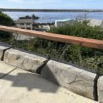decorative concrete curb