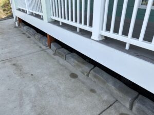 decorative concrete curb
