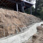 concrete retaining wall