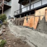 concrete retaining wall