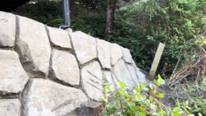 concrete retaining wall