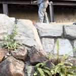 concrete retaining wall