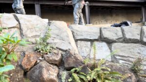 concrete retaining wall