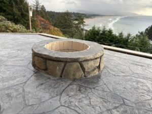 flagstone patio oregon coast