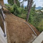 floating concrete steps exposed aggregate