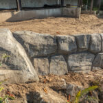 concrete retaining wall