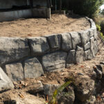 concrete retaining wall