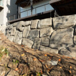 concrete retaining wall