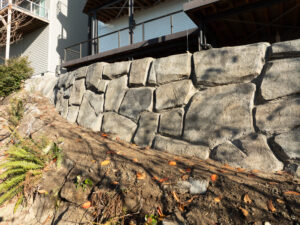 concrete retaining wall